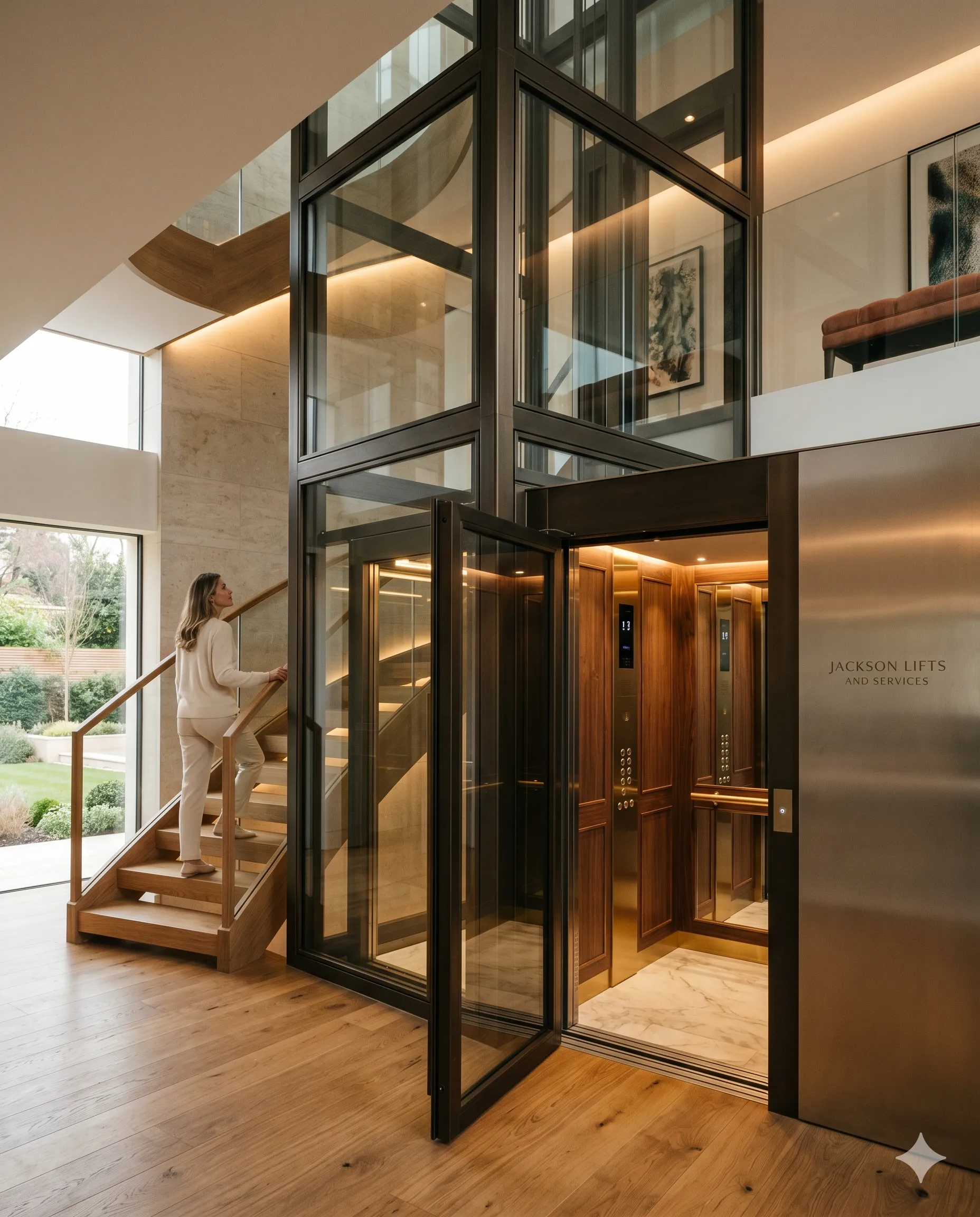 Luxury home elevator installation for villa in Hyderabad